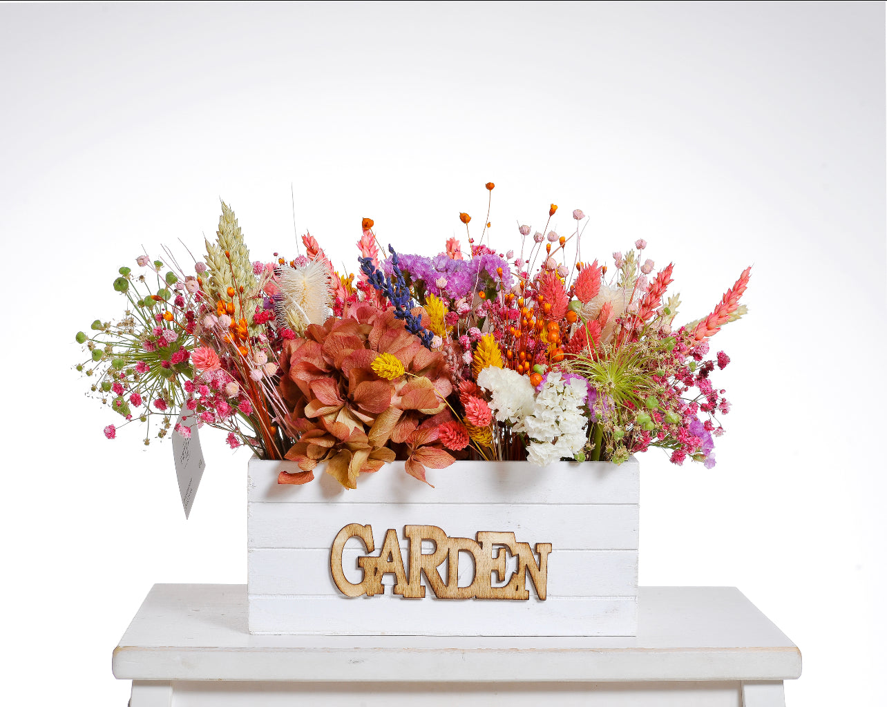 Centro floral en caja “Garden”